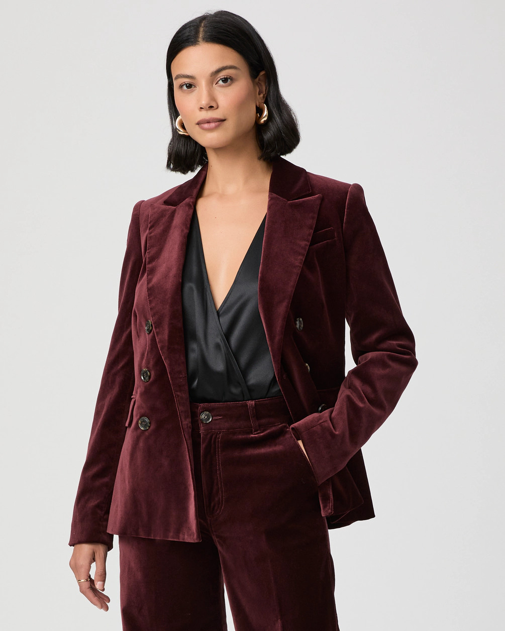 Malbec Blazer | Paige
