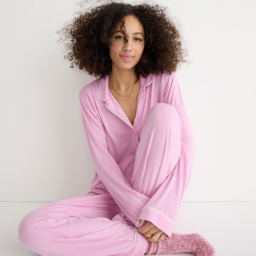 Eco dreamiest long-sleeve pajama set | J. Crew US