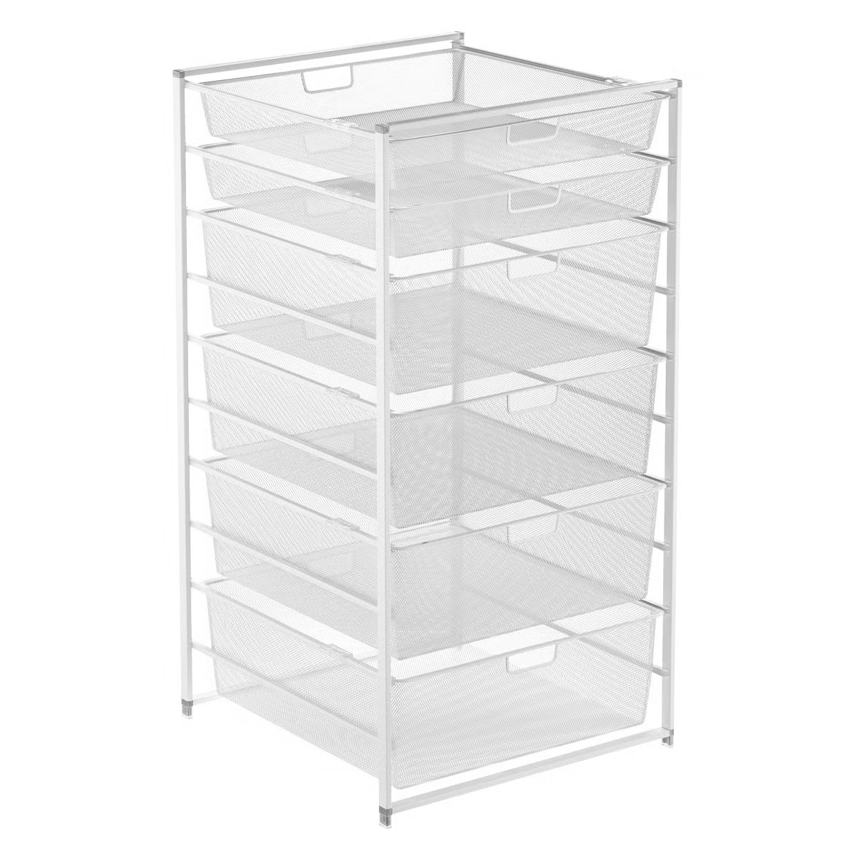 Elfa Classic Wide Tall Drawer Solution White | The Container Store