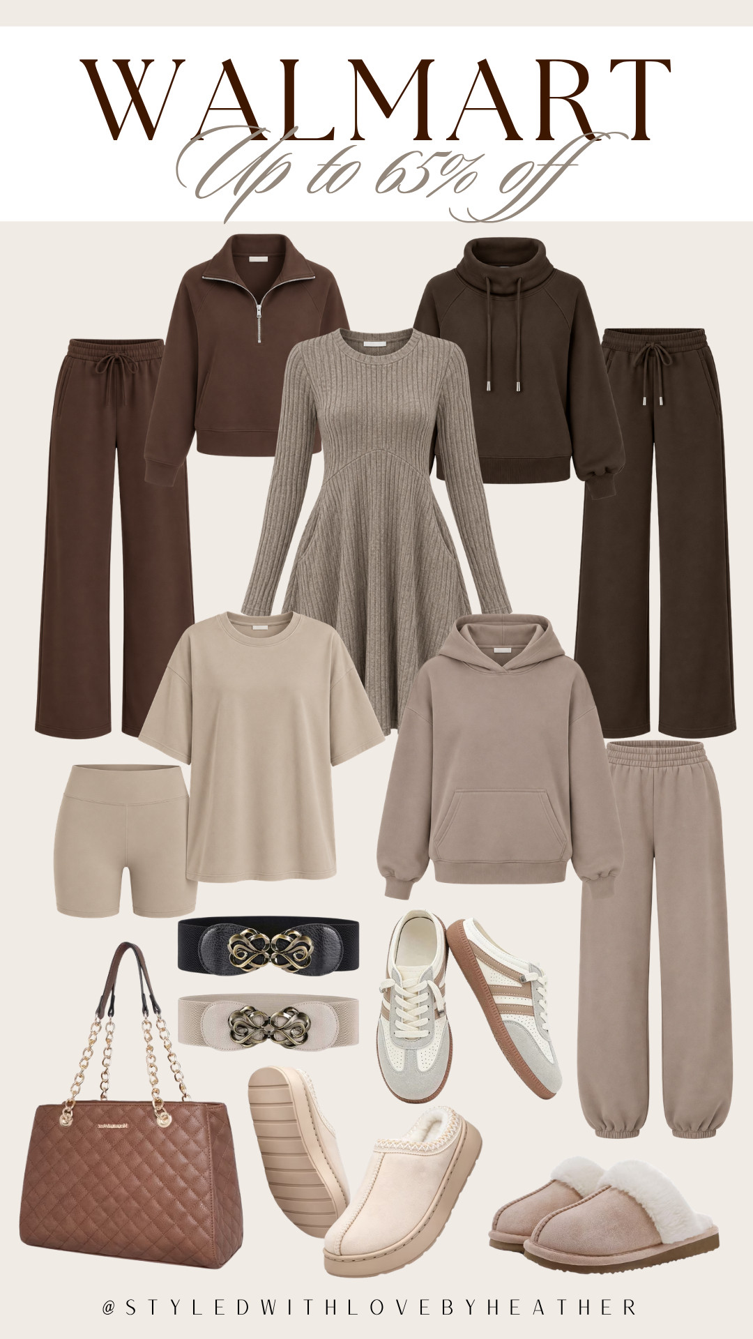 Walmart really said fall wardrobe refresh without the designer price tag. 🤎 I’m loving these new arrivals—from cozy matching sets and knit dresses to everyday sneakers, soft slippers, and those little accessories that make an outfit feel instantly more put-together. These are the kind of finds that make me say “I’ll just look”… and somehow end up with a cart full. 😂

Shop my Walmart new arrivals picks on LTK! 🛍️ 

 #LTKdayinmylife #LTKootd #LTKPetite