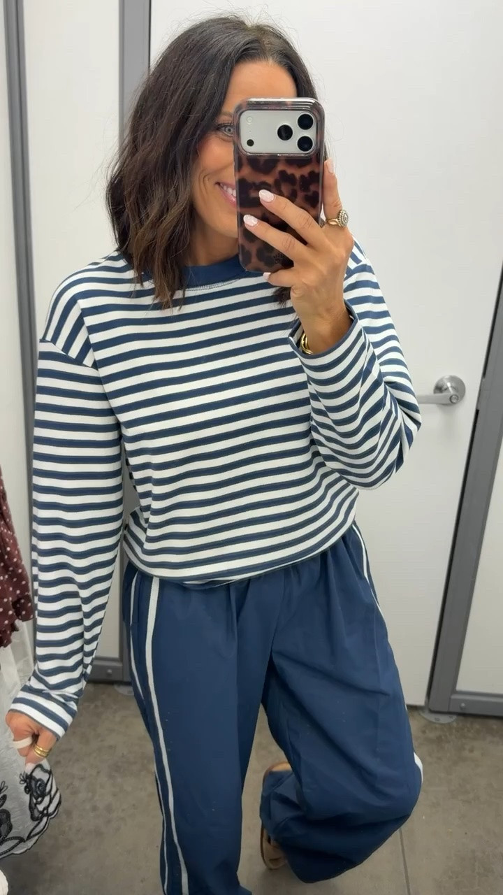 Obsessed with this Walmart set 😍🤍 the navy stripes are SO good and perfect for an easy, comfy look!

#WalmartFinds #WalmartFashion #AffordableFashion #WalmartStyle #LTKFinds #LTKFashion #CasualStyle