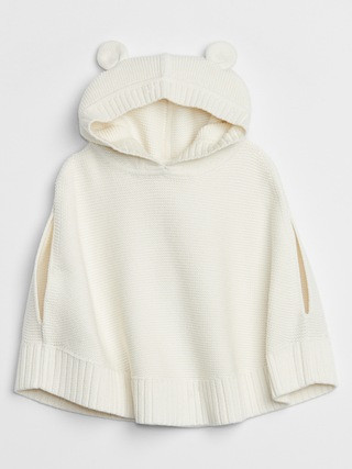 Toddler Bear Hooded Poncho | Gap Factory