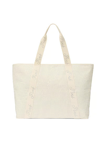 Bling Tote Bag, Beige, One Size - Women's Bags - Victoria's Secret | Victoria's Secret (US / CA )