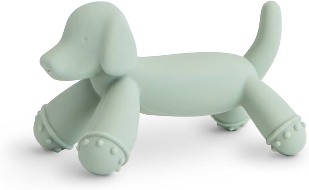mushie Silicone Baby Teether Toy | Dog Figurine Teether | Amazon (US)