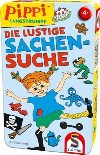 Schmidt Spiele 51448 Pippi Langstrumpf, Die lustige Sachensuche, Reisespiel, Bring ich mit Spiel ... | Amazon (DE)