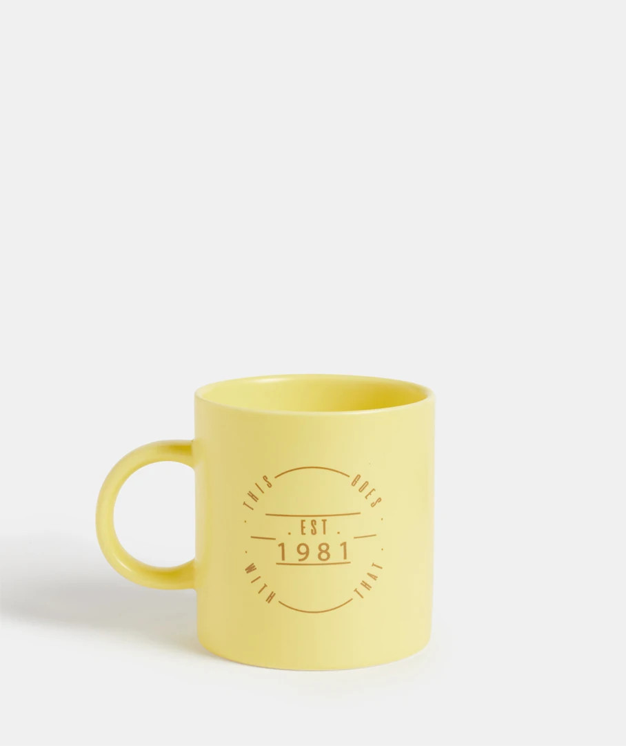 This Goes With That Heritage Mug - Yellow | Sussan