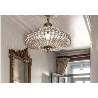 Louis Xv Style French Empire Crystal Ceiling Chandelier Vintage Antique Replica Basket Birdcage Brass Lighting Fixture Light Fitting | Etsy (US)