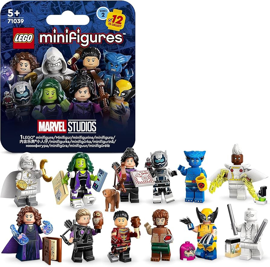 LEGO 71039 Marvel Series 2 Mini Figures, 1 of 12 Iconic Disney+ Characters to Collect in Each Bag... | Amazon (US)