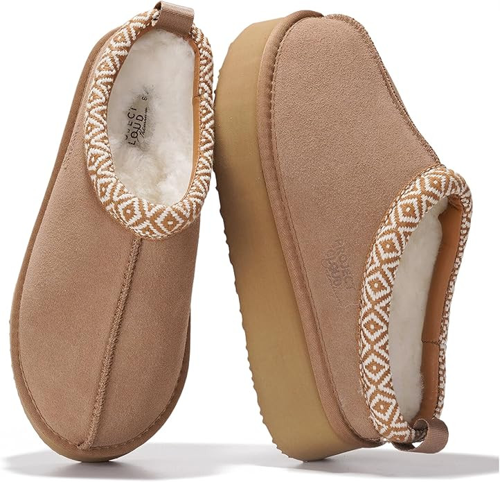 Project Cloud 100% Genuine Leather Platform Slippers for Women – Soft Memory Foam Womens Slippe... | Amazon (US)