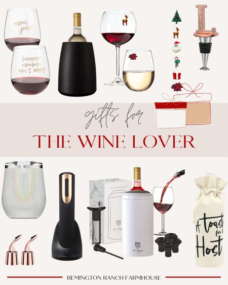 Gifts for the Wine Lover - wine gifts - wine lover gifts - gift ideas for her - gift guide 

#LTKSeasonal #LTKHoliday