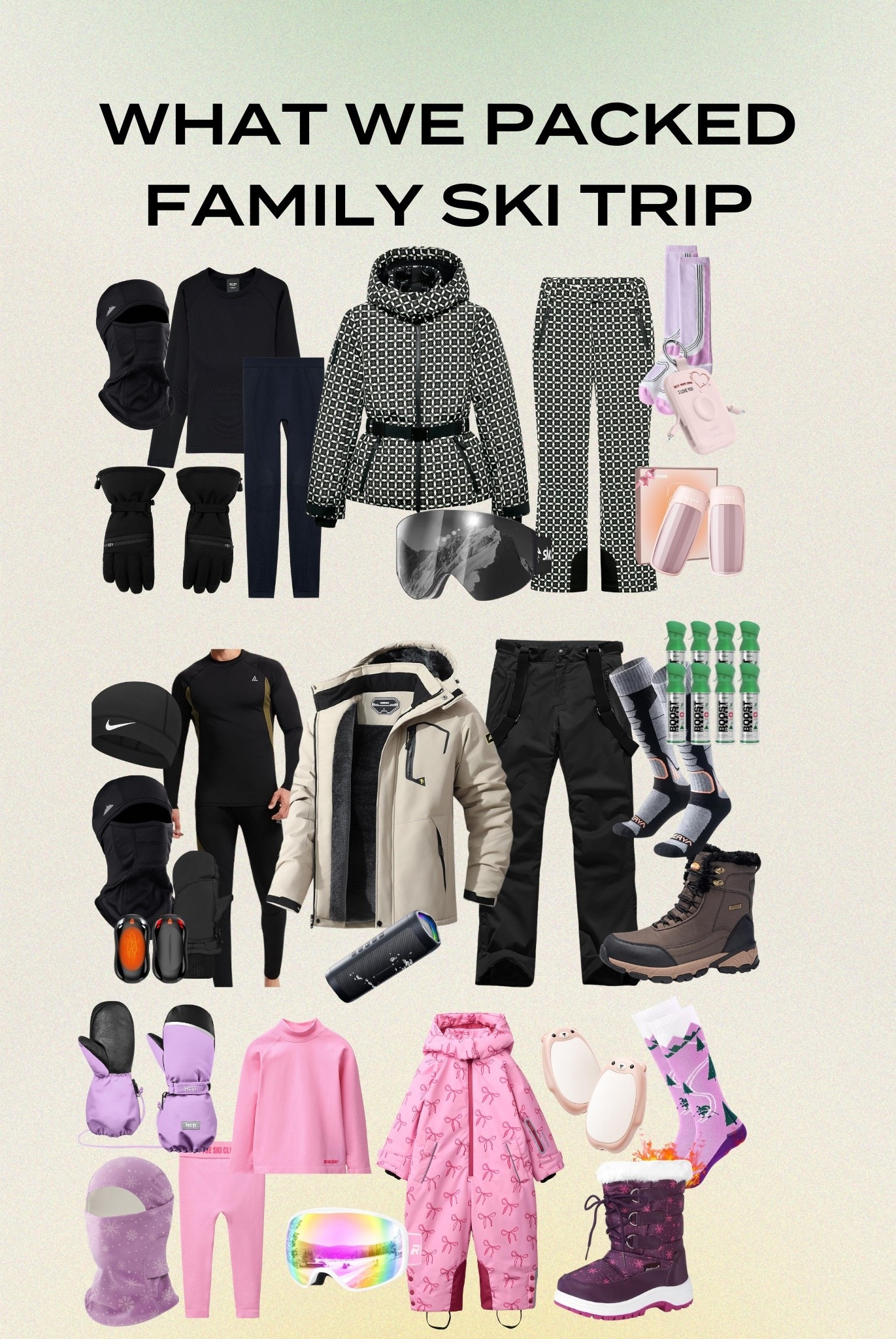 What we packed for our family ski trip 2025!! 

#LTKootd #LTKSeasonal #LTKTravel