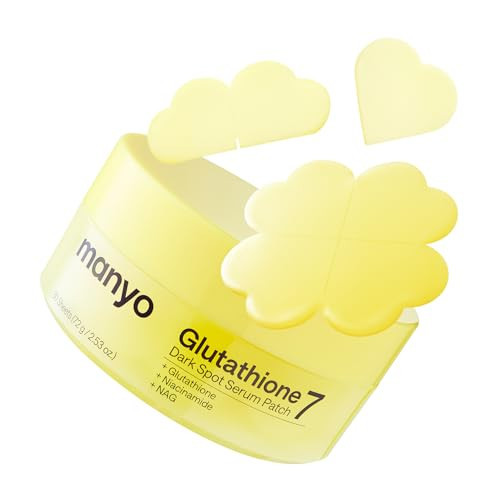 MANYO Glutathione 7 Dark Spot Serum Patch, Gel Dark Spot Patches for Face, Uneven Skin Tone & Radiance Booster, Korean Skincare, 30 Count | Amazon (US)