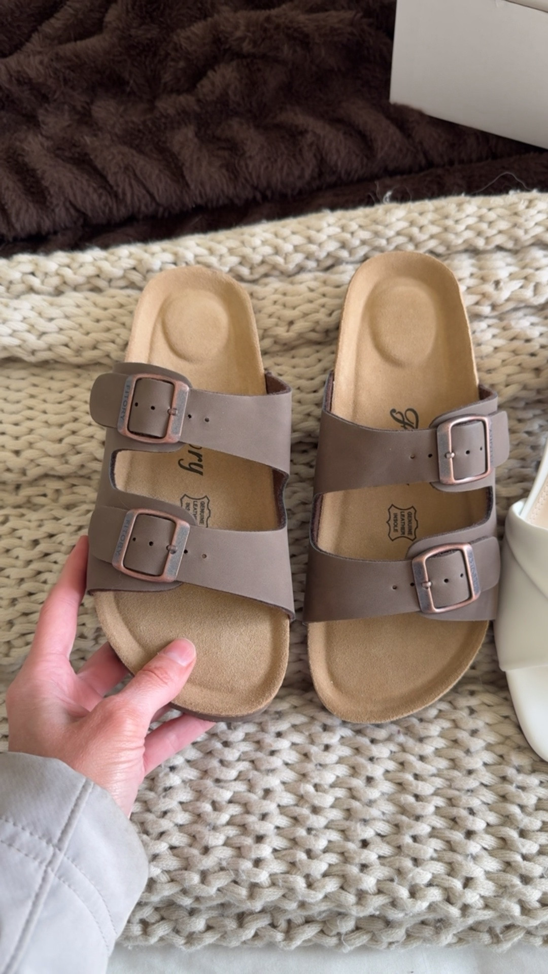 New shoes from @Fitory 🙌🏻

OBSESSED with both of these shoes. These brown double strap sandals are so comfortable! Under $35! I ordered the 8 in both and they fit true to size. 

Love these white kitten heels too! I wore them for date night and they’re so comfy!

Summer shoes, summer sandals, fitory shoes, slide sandals, comfy shoes

#LTKSeasonal #LTKSaleAlert #LTKootd