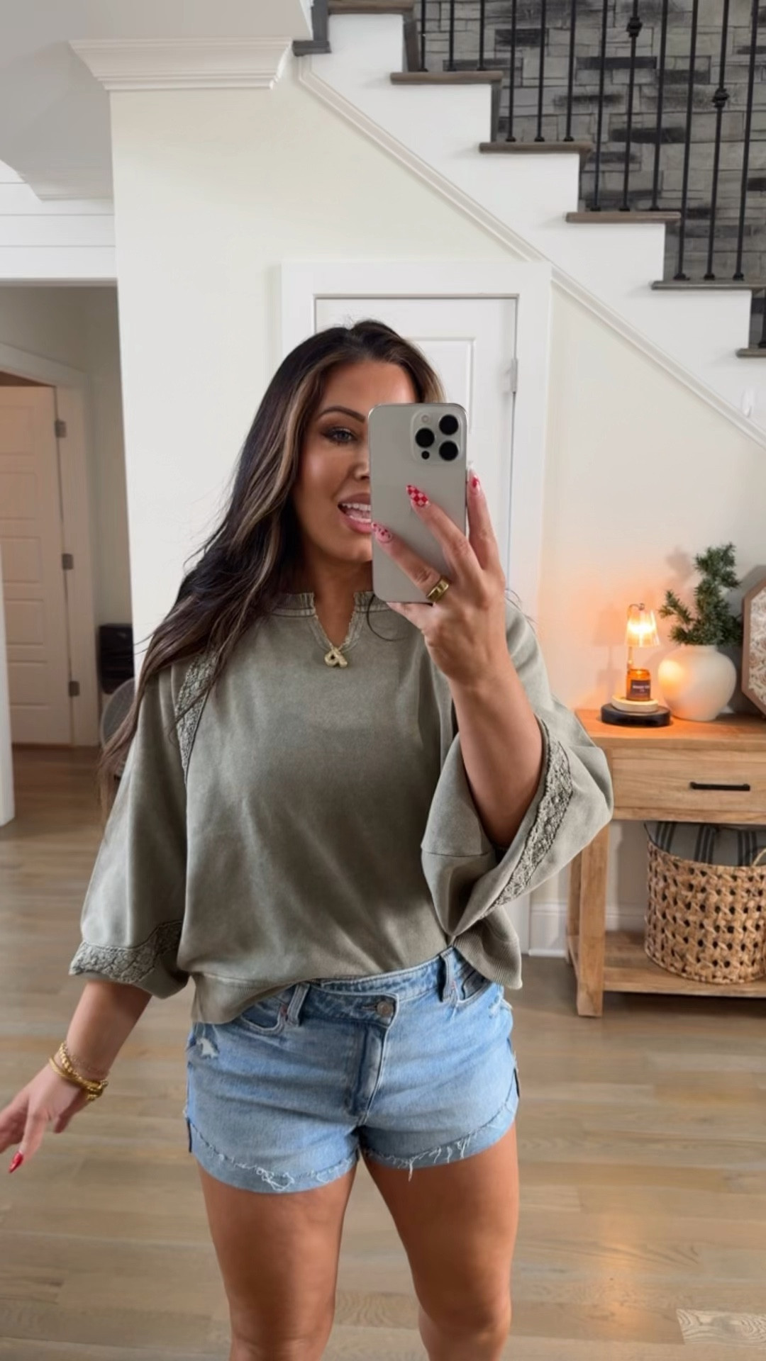 Comfortable and stretchy denim shorts! Love the crossover waist! 

I’m in a size 28 and medium top! 

denim shorts, summer outfit, spring outfit  


#LTKPetite #LTKStyleTip #LTKMidsize