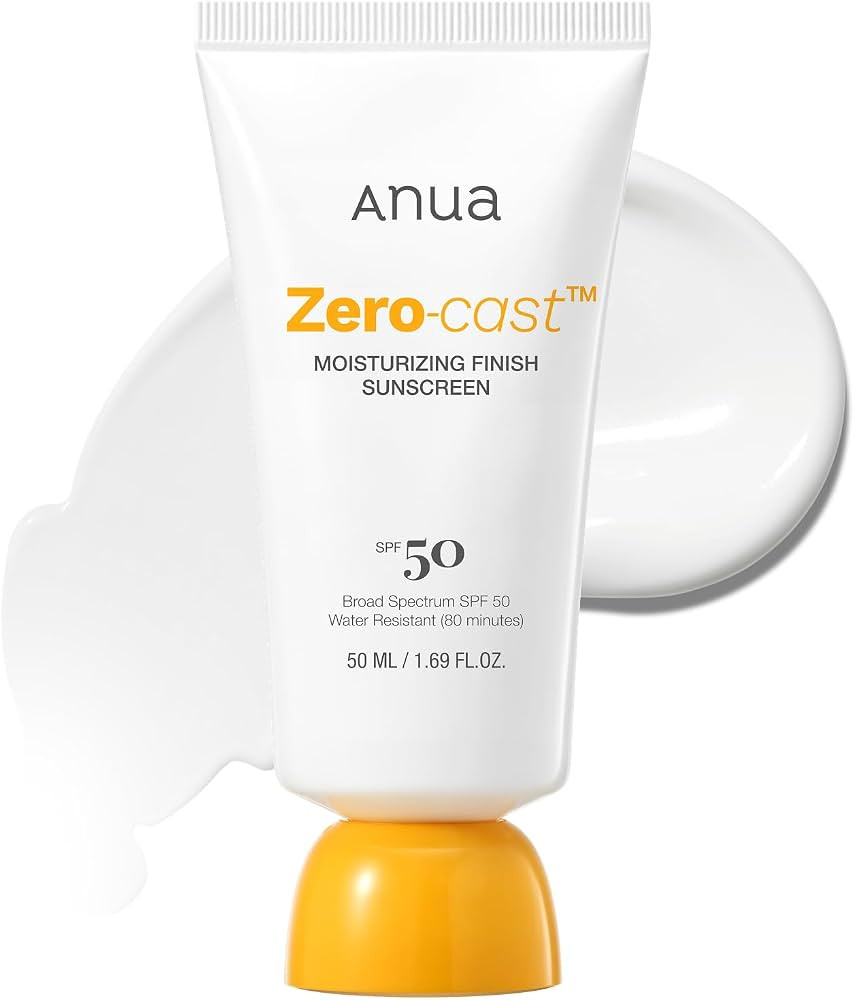 Anua Zero-Cast Moisturizing Sunscreen SPF 50, 50ml | Amazon (UK)