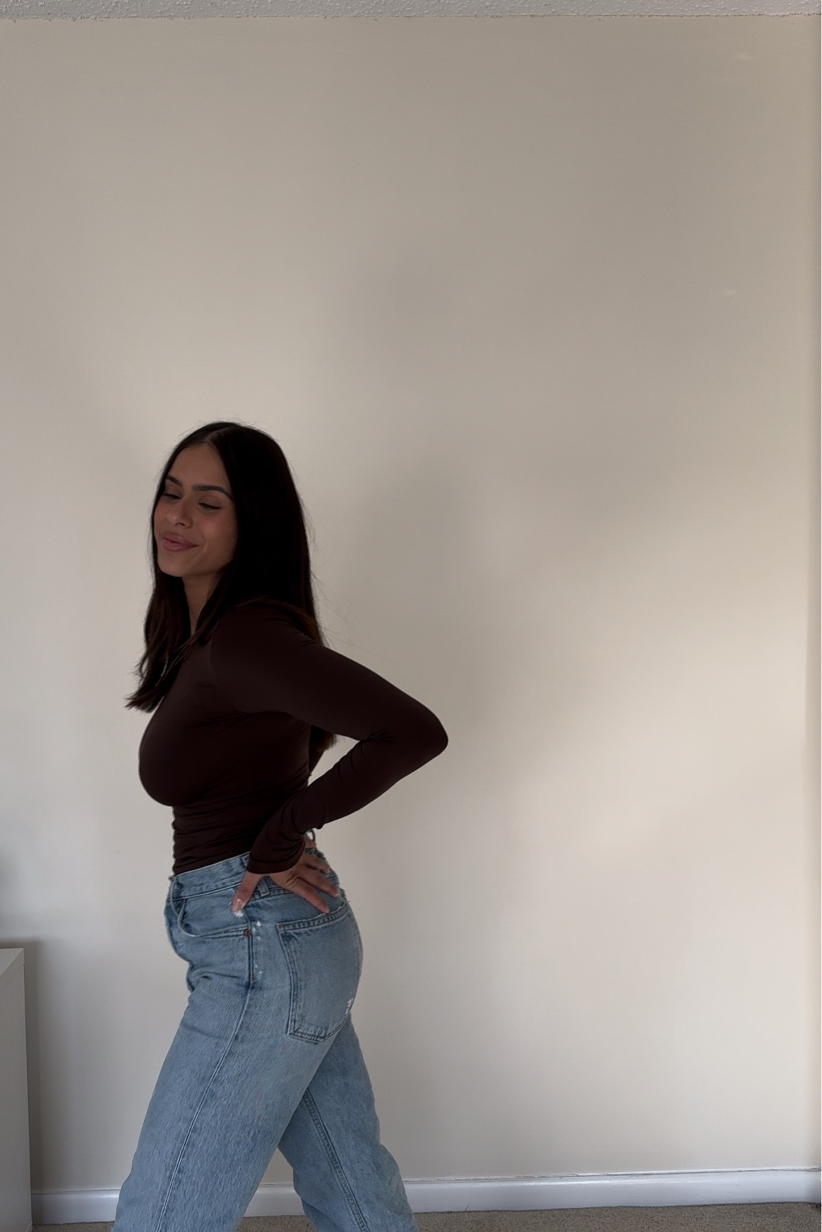 This top is one of those basics that will last you forever. Incredible material. I’m wearing a size small. Has some stretch  

#LTKstyletip