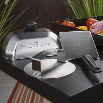 Blackstone 3-Piece Stainless Steel Burger Kit | Wayfair North America