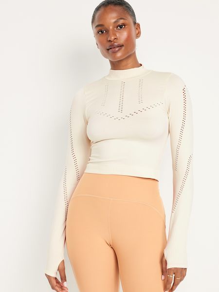 Seamless Cropped Performance Top for Women | Old Navy (US)