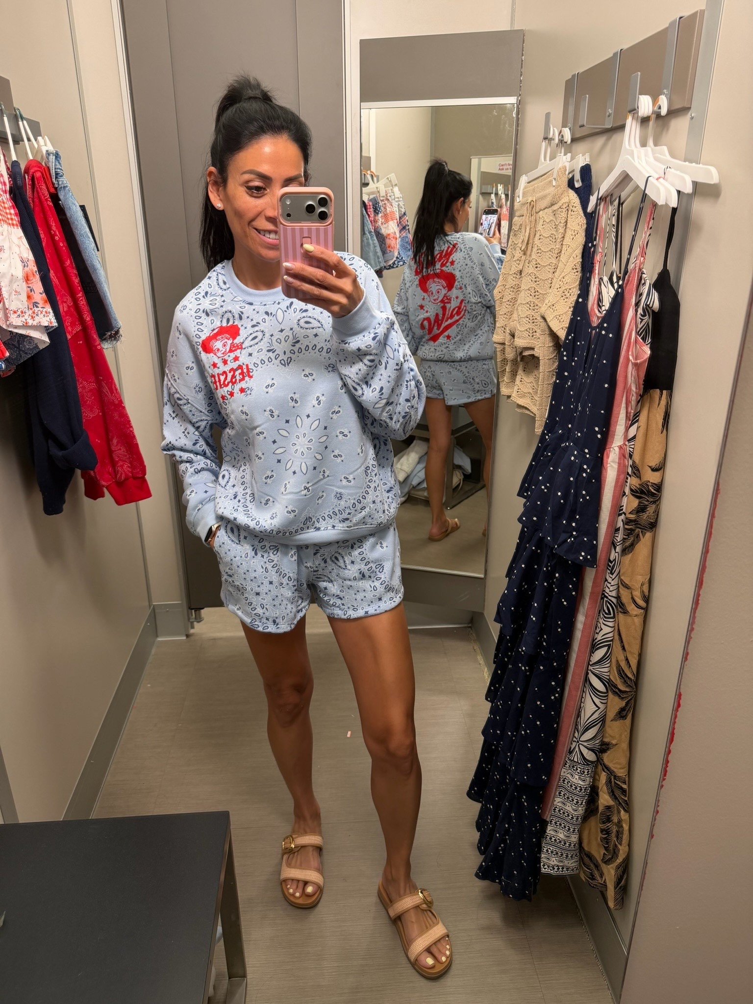 Such a cute and comfy set 🤍

Wearing the women’s Toy Story Jessie pullover and jogger shorts

Perfect for lounging or running errands 🫶



Summer outfits, matching set, bandana, cowgirl, loungewear, western, sweat set, carla.bushey

#LTKootd #LTKSeasonal