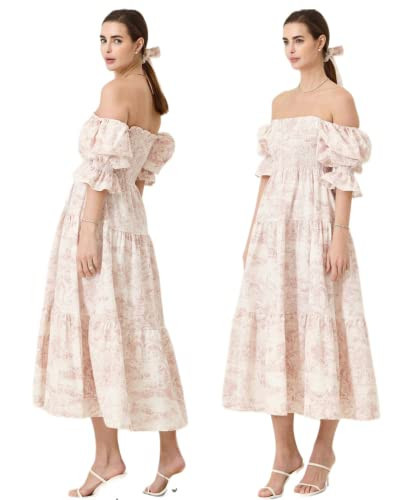 NOTHING FITS BUT Women’s Classic Linen Nursing Dress, Cotton Kiko Maternity Gown, Casual Maternity Dress, Baby Pink, XXL | Amazon (US)