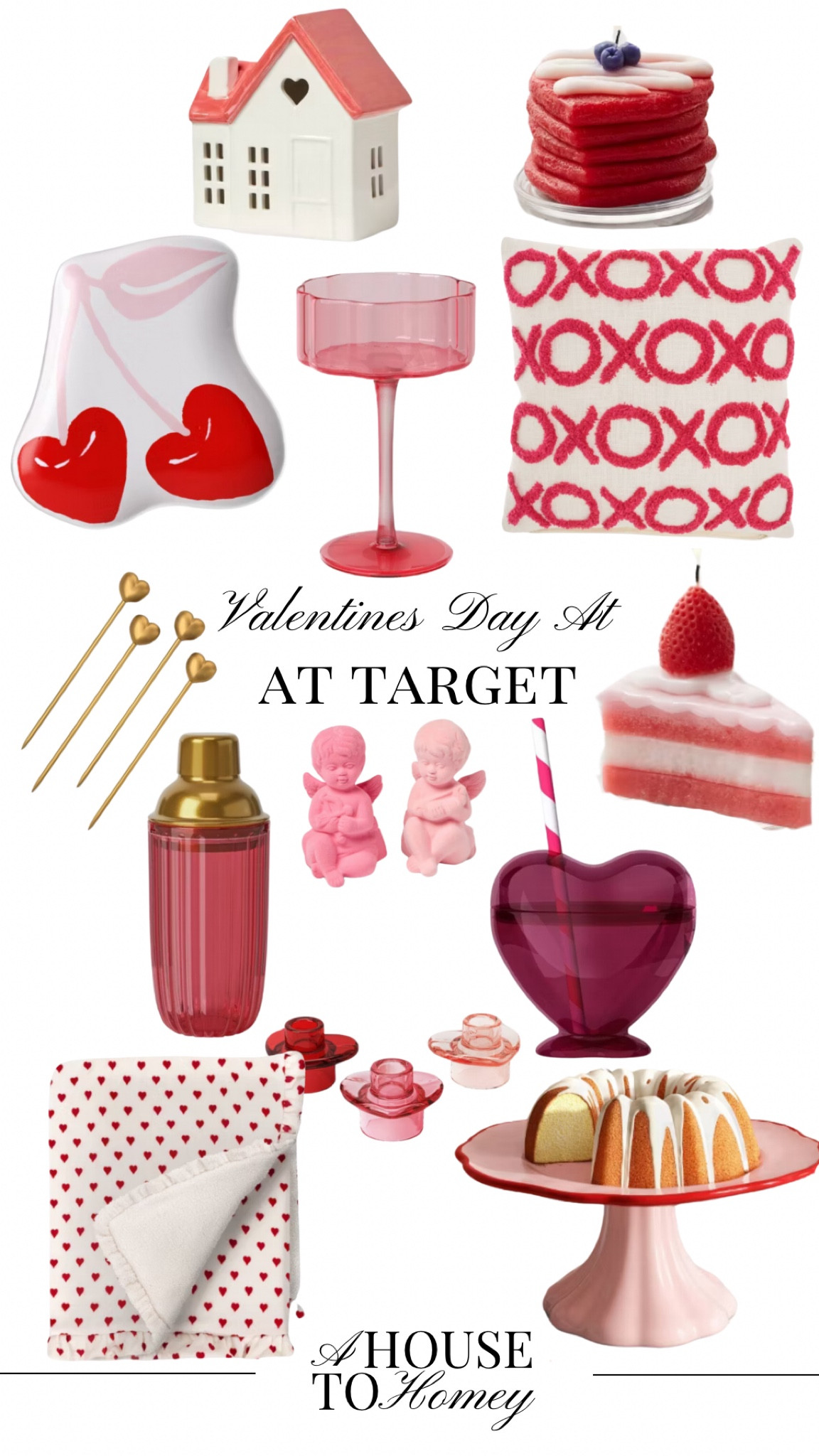 Valentine’s Day At Target💌

Valentine’s Day
Valentine’s Day decor
Living room decor
Glassware
Bar accessories 
Candlesticks 
Candlestick holders
Cake candle
Pancake candle
Xoxo
Xoxo pillow
Pink cake stand
Heart glass
Coupe glass
Pink coupe glass
Pink bar shaker
Heart blanket

#LTKSeasonal #LTKHome