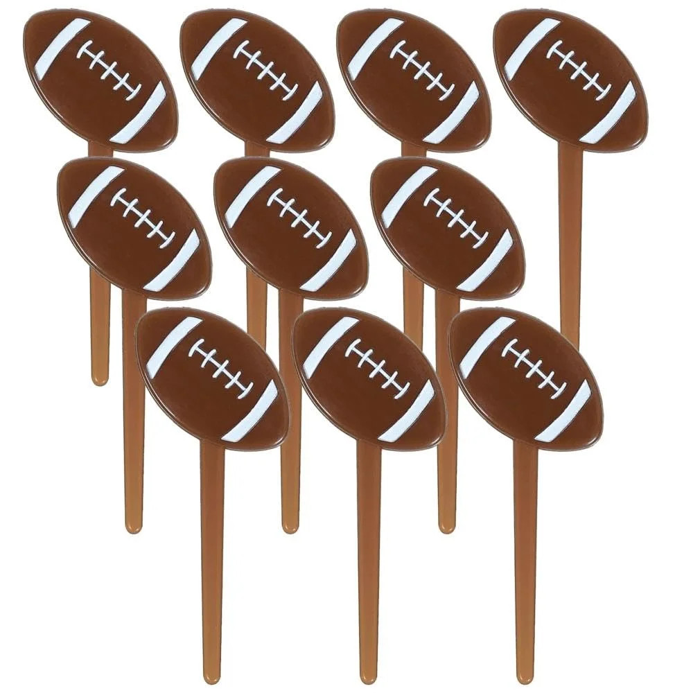 Amscan Football Molded Party Picks | Walmart (US)