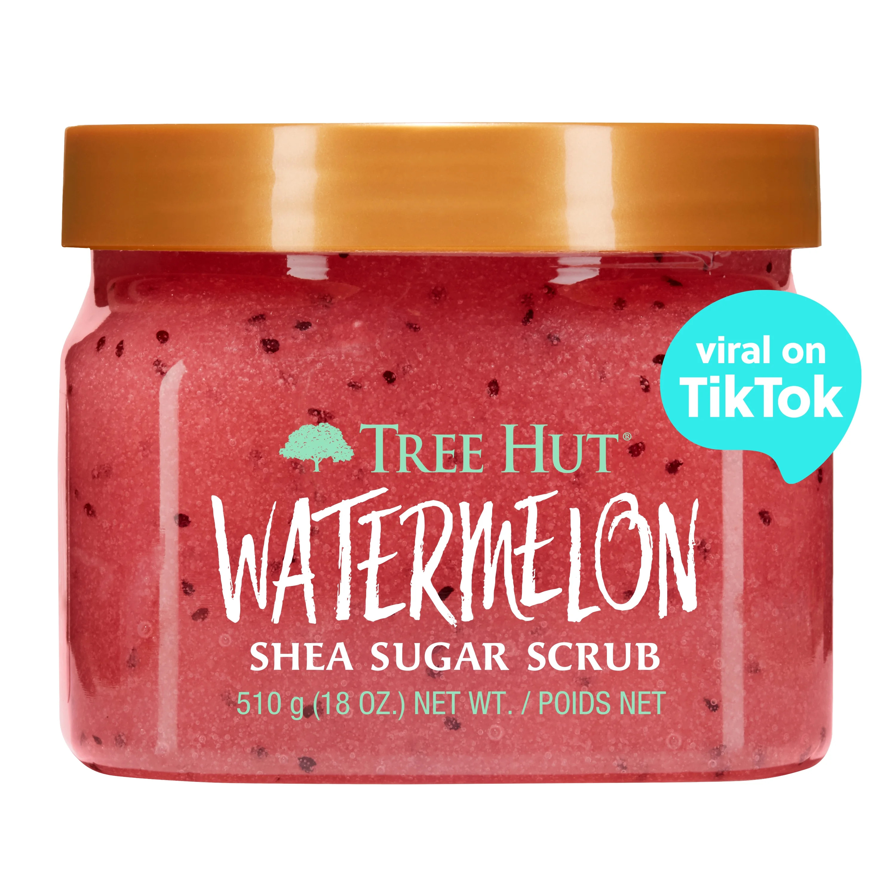 Tree Hut Watermelon Shea Sugar Exfoliating and Hydrating Body Scrub, 18 oz. | Walmart (US)