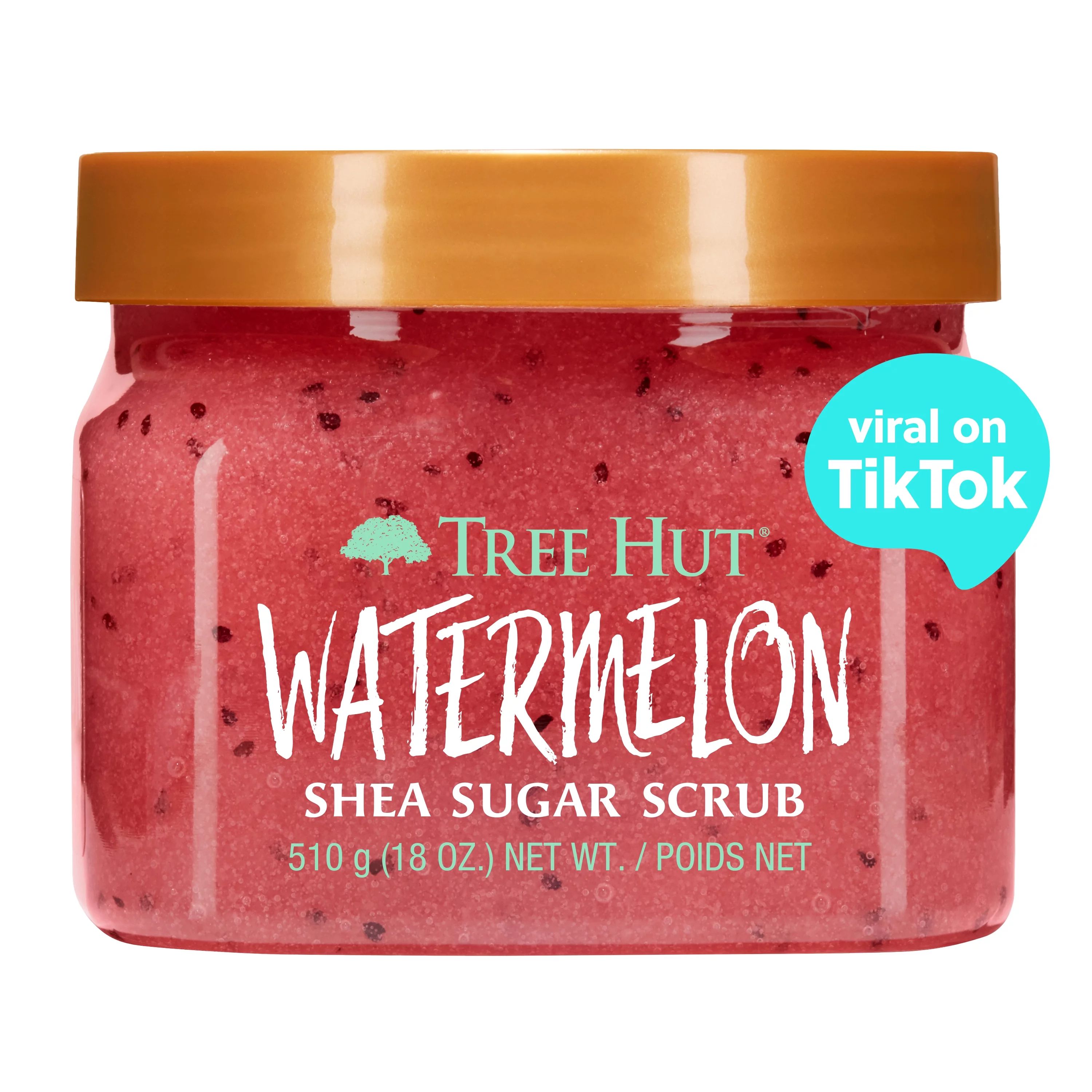 Tree Hut Watermelon Shea Sugar Exfoliating and Hydrating Body Scrub, 18 oz. | Walmart (US)