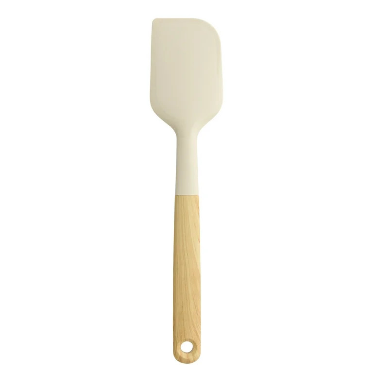Mainstays Silicone and Faux Bamboo Spatula, Light Gray | Walmart (US)