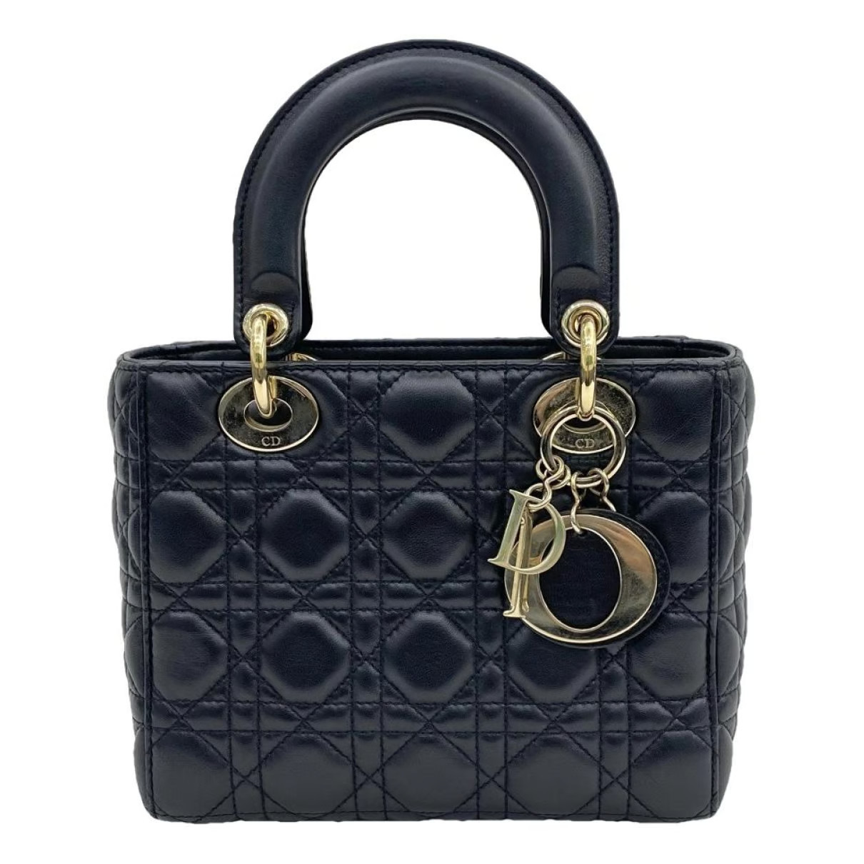 Dior Lady Dior leather handbag | Vestiaire Collective (Global)