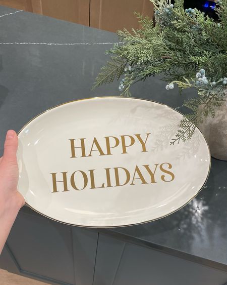 Cute holiday serving tray from Target! Would make a great host gift and under $25!

#LTKHoliday #LTKhome #LTKunder50