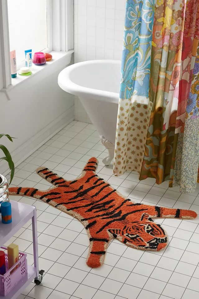 Tiger Bath Mat | Urban Outfitters (US and RoW)
