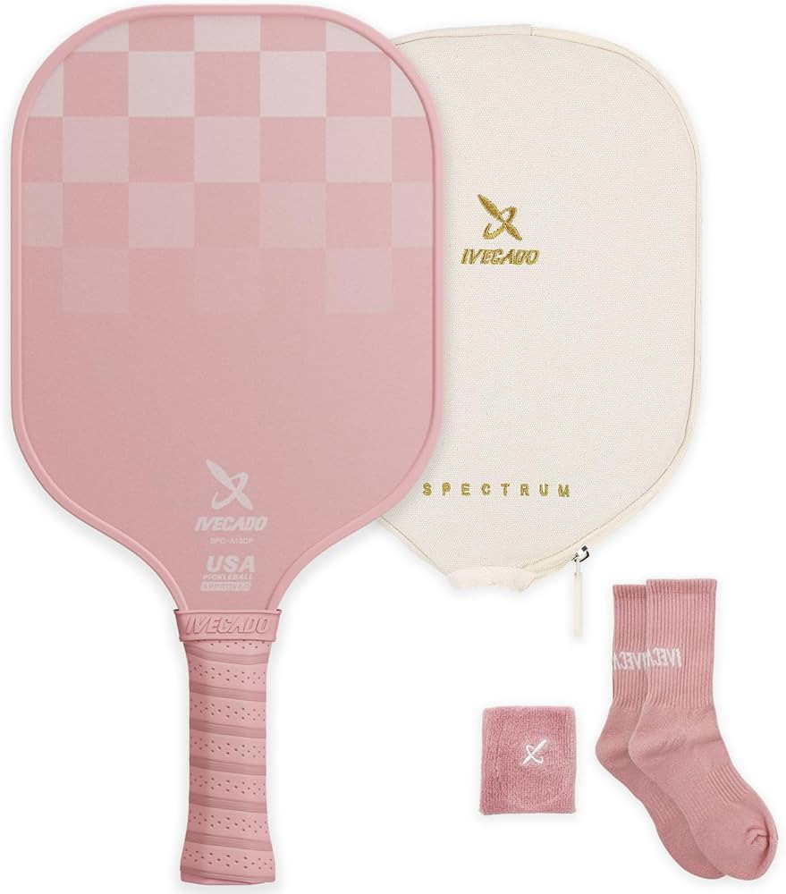 Pickleball Paddle Carbon Fiber USAPA Approved Thicker Honeycomb Core Pickle Ball Rackets Gift wit... | Amazon (US)