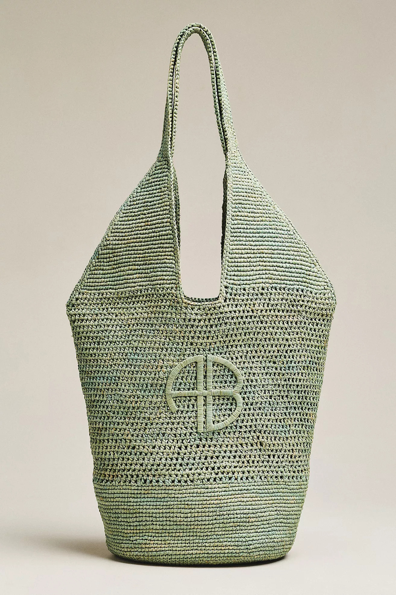 Anine Bing Leah Logo Hobo Bag | Anthropologie (US)