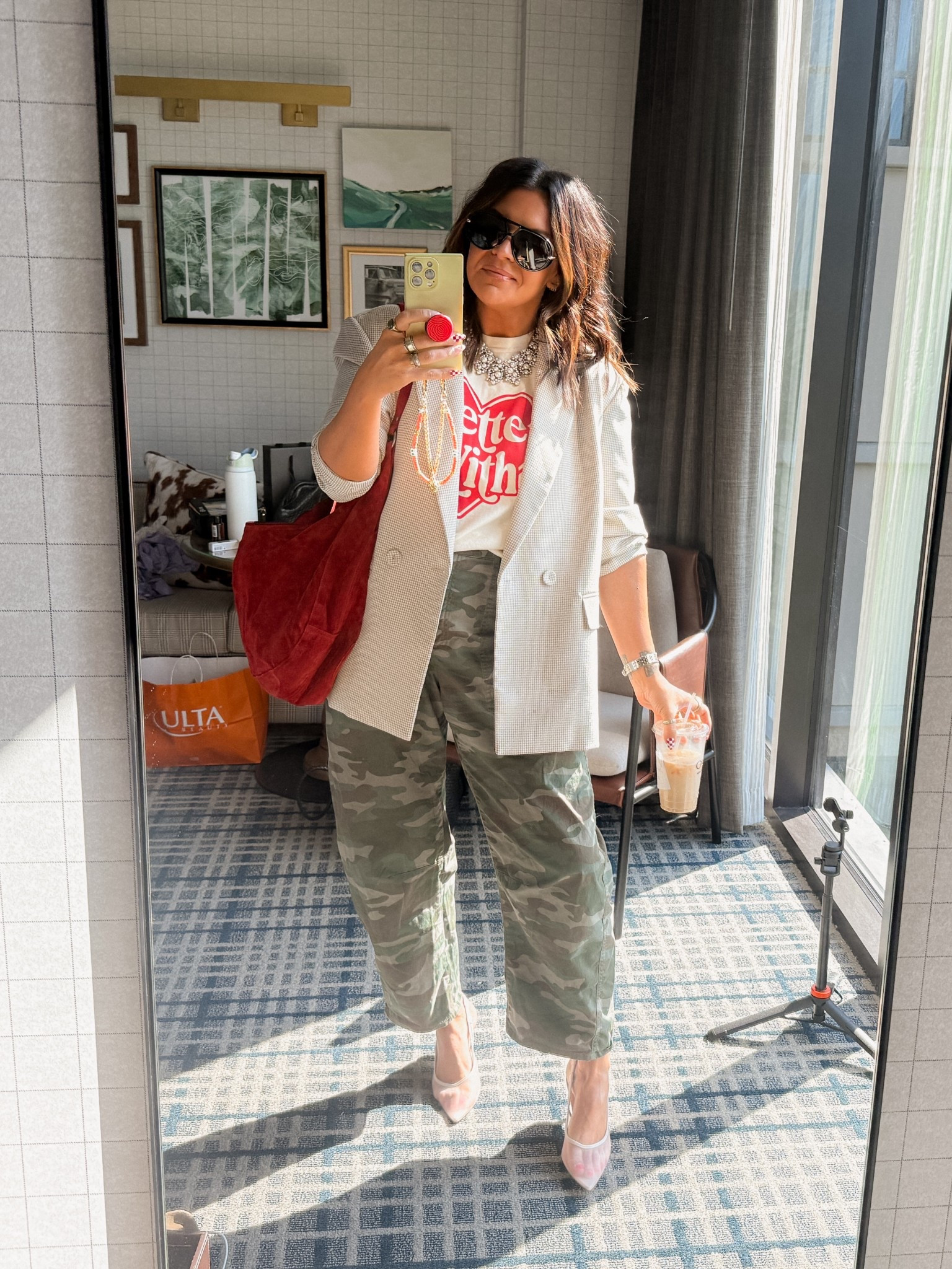 Casual but dressed up look from LTKCon
Tee: @shopbetterwith (size large)
Blazer: XL
PANTS: gap, sold out but I linked a ton
Mesh kitten heel: TTS


#LTKCon #LTKMidsize #LTKFindsUnder100