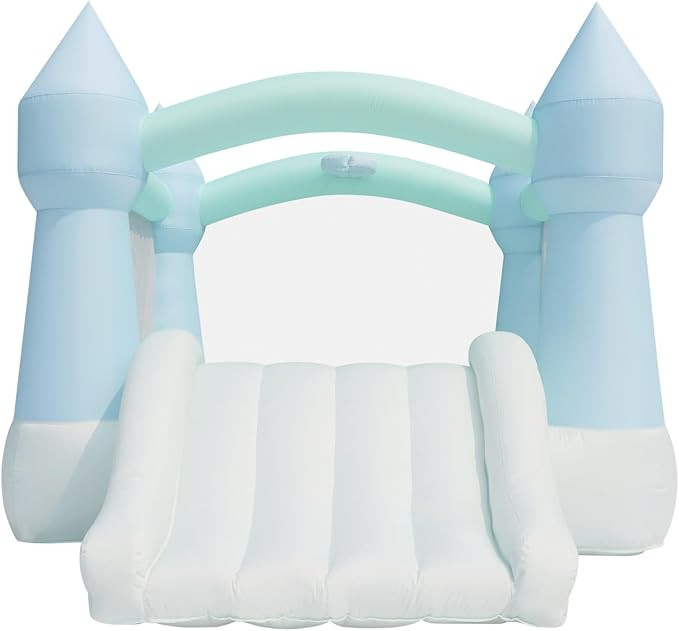 Bounceland Bouncy Castle Daydreamer Mist Bounce House, Pastel Bouncer with Slide, 12 ft L x 9 ft ... | Amazon (US)