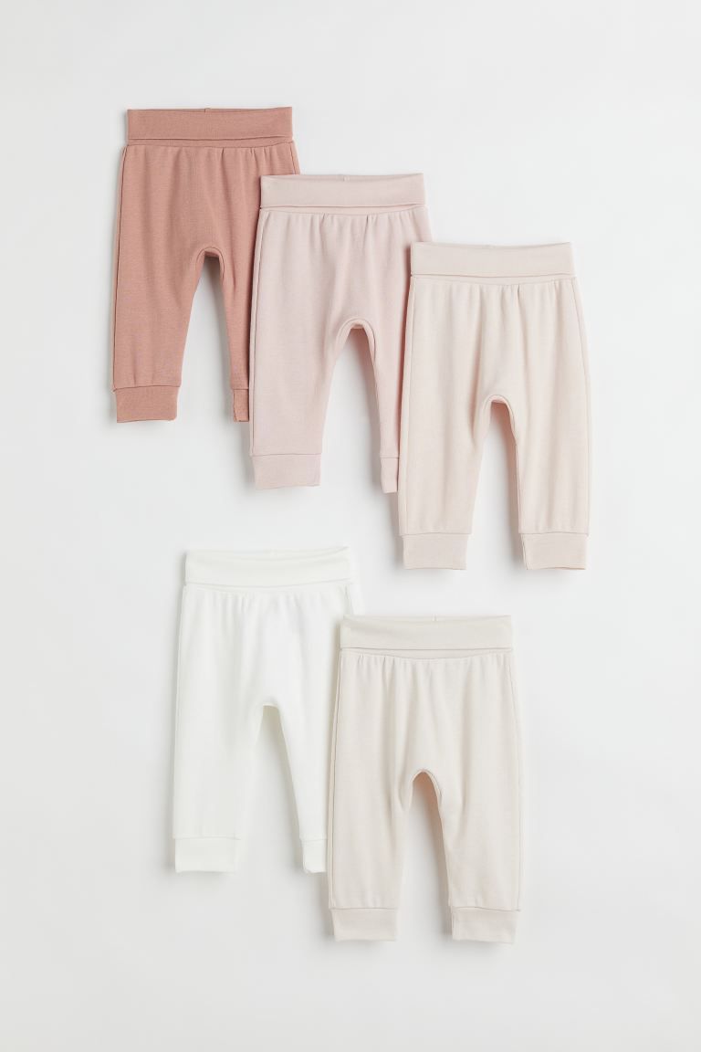 5-pack Cotton Pants | H&M (US + CA)