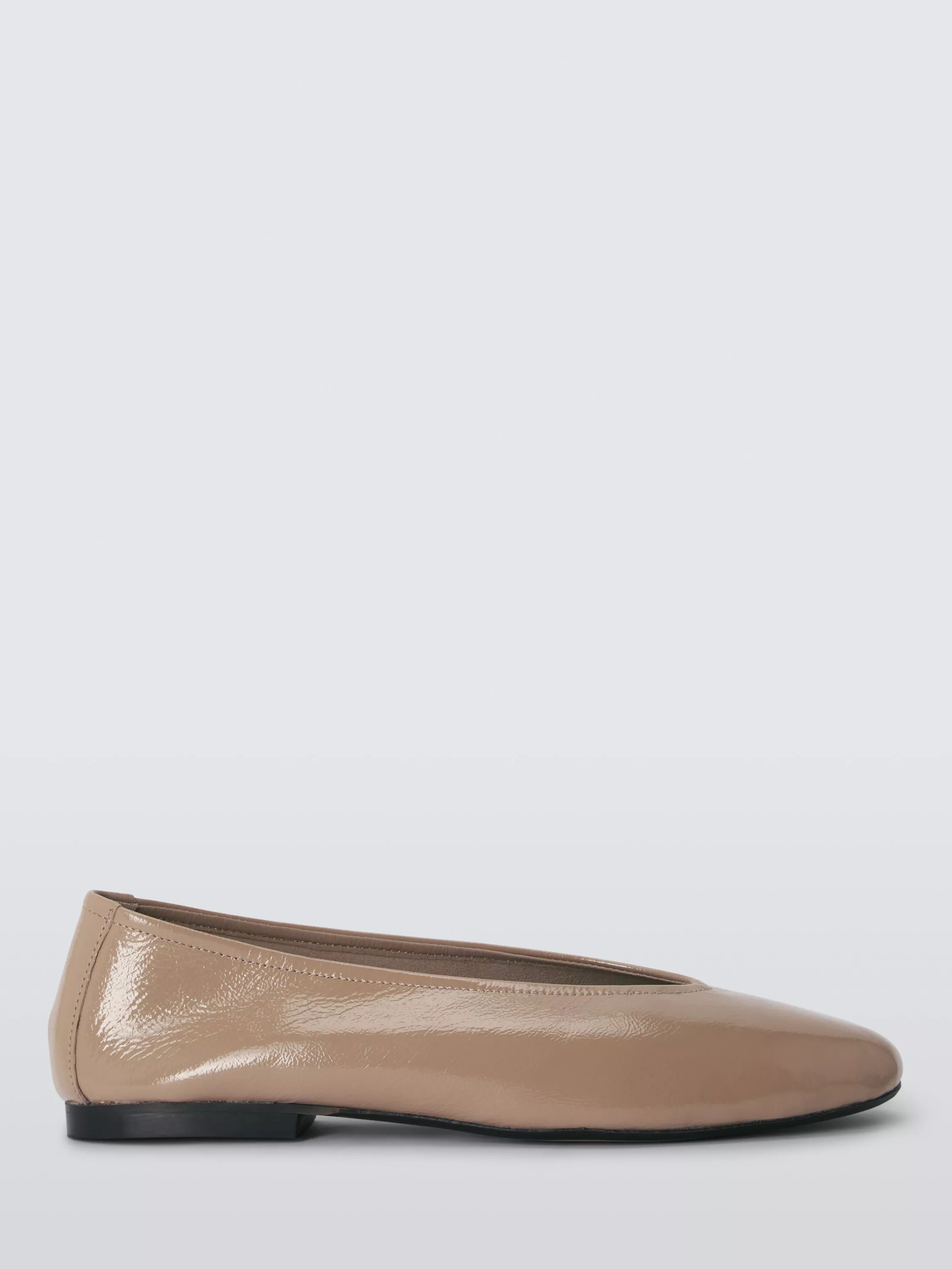 John Lewis Helm Leather High Vamp Ballerina Pumps | John Lewis (UK)