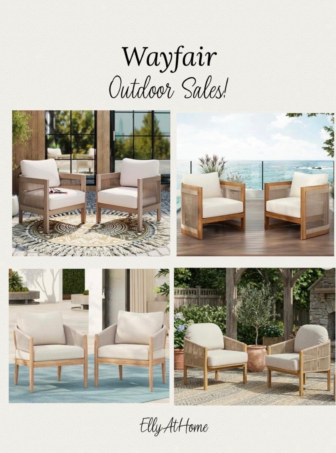 Wayfair outdoor seating collections on sale! Shop sets, chaises, sofas, rugs & more outdoor accessories for porch and patio!

#LTKdayinmylife #LTKHome #LTKSaleAlert