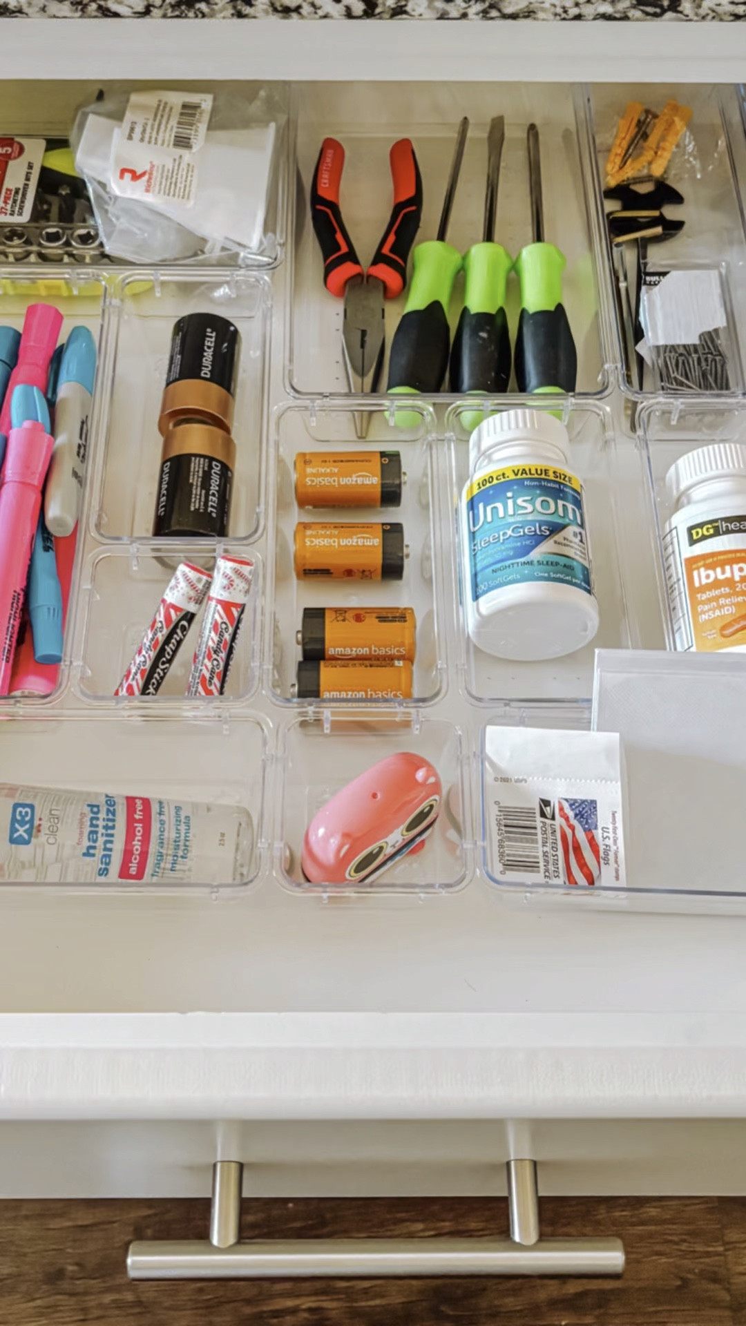 Let this be your sign to TACKLE THAT JUNK DRAWER. Nobody wants to do it, but just start. These organizational containers helped me get the job done in no time! #organize #junkdrawer 

#LTKhome #LTKVideo