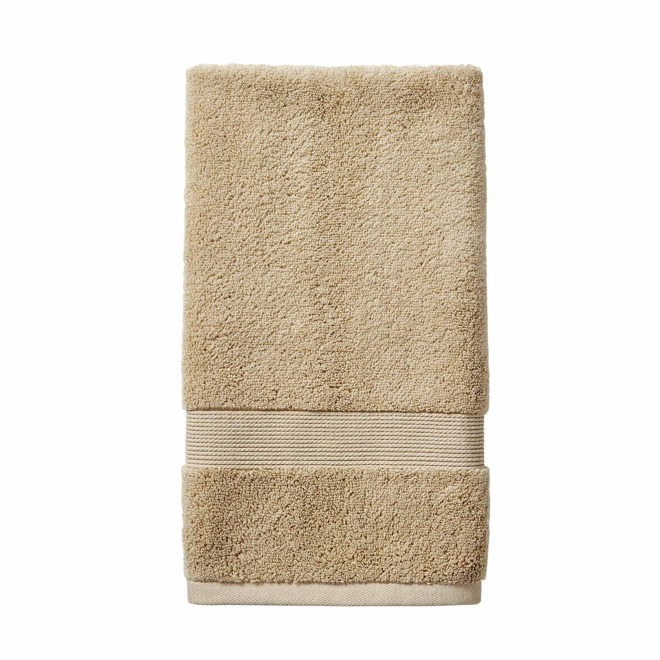 Better Homes & Gardens Signature Soft Solid Cotton Hand Towel, Almond Biscuit | Walmart (US)