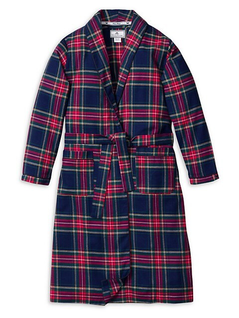 Petite Plume Little Boy's &amp; Boy's Windsor Tartan Robe | Saks Fifth Avenue