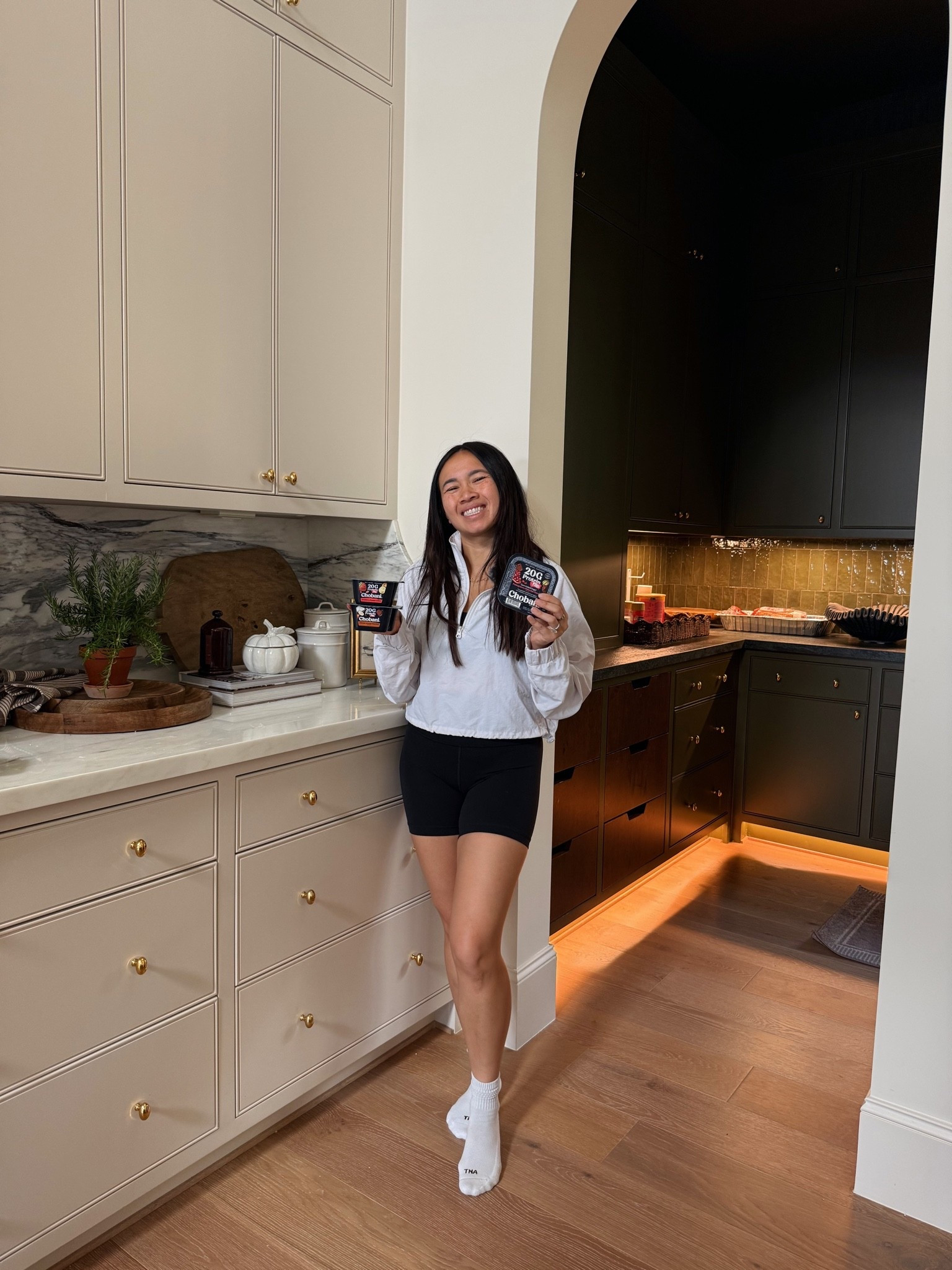 #ad A little movement, a little me time, and obviously a sweet treat after. 🤍 The NEW @chobani Flip has 20G of protein with creamy Greek yogurt + crunchy mix-ins, so it satisfies that sweet craving while still being a protein-packed option I can feel good about. Made with fresh milk and only natural ingredients available at @target in stores and online #TargetPartner #HighProteinSnack #liketkit @shop.ltk
