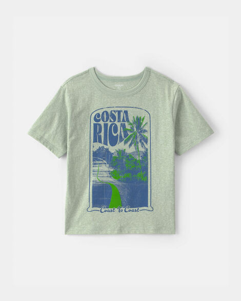Boys 'Costa Rica' Beach Graphic Tee - Green | Carter's Inc