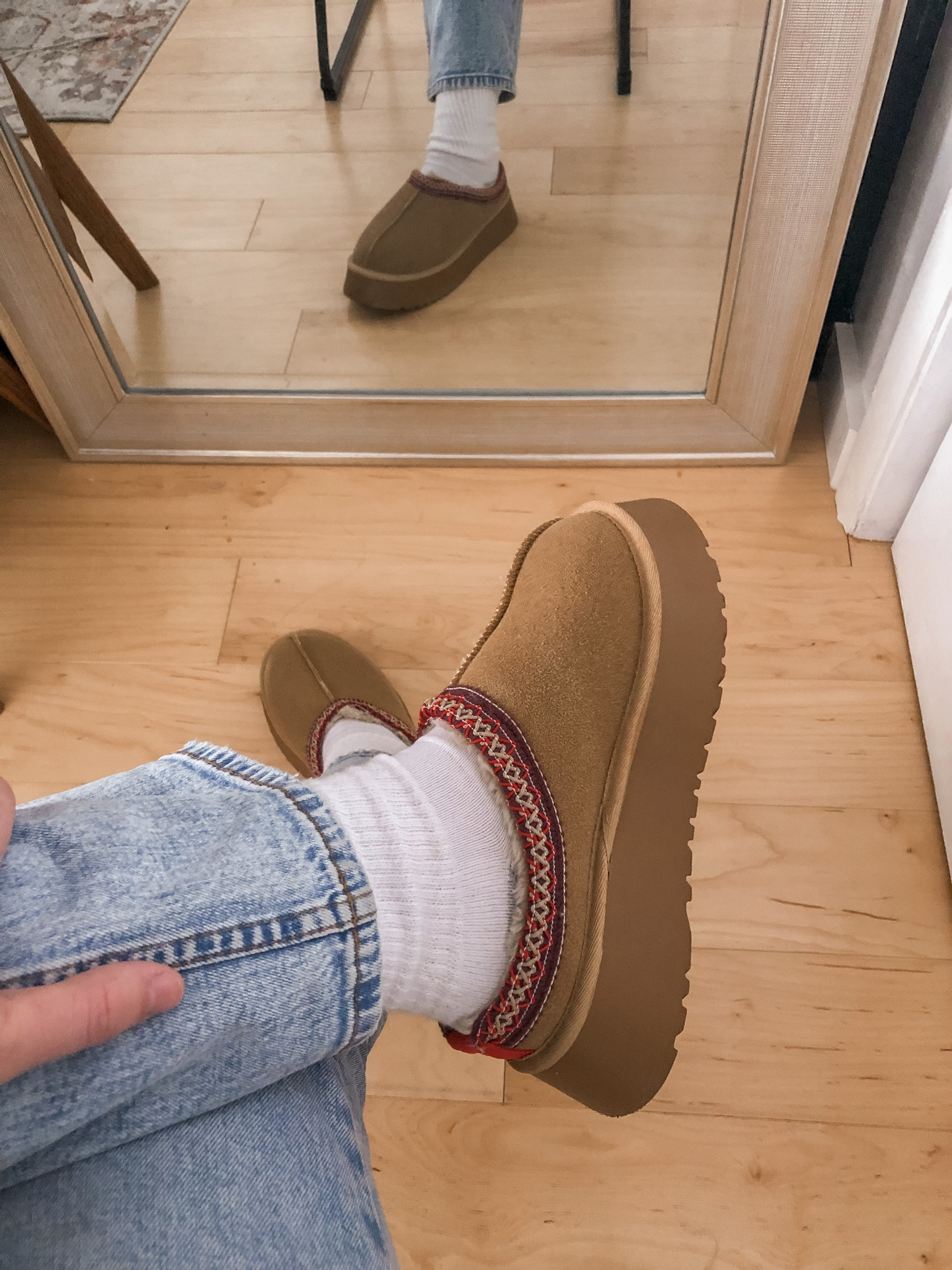 $35 Ugg Taz Tasman Tazz Slipper dupe , affordable cheap lookalike. 
Fall/Winter shoes of the year 🤎

#LTKstyletip #LTKshoecrush #LTKfindsunder50