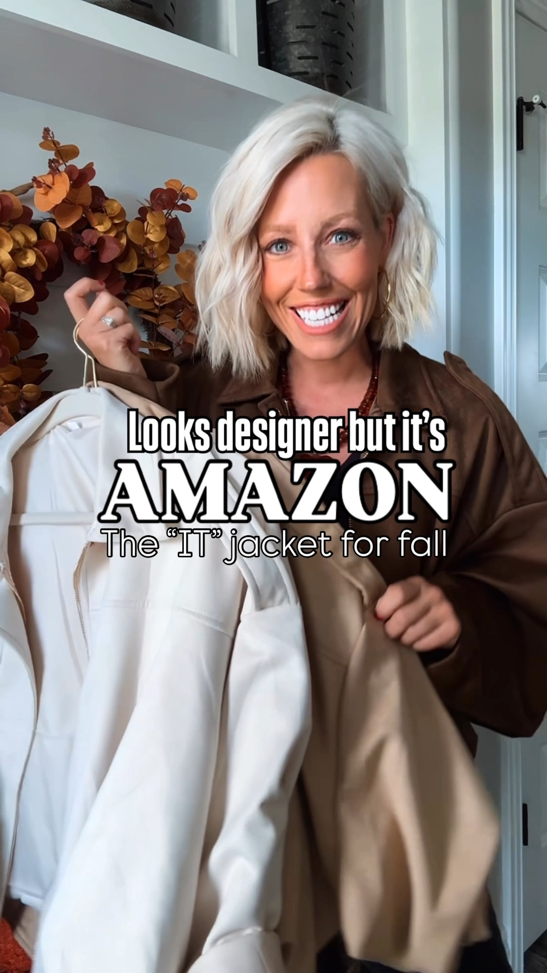 I just found the “IT” jacket for fall!!! It looks sooo high end and the quality is amazing!!!! Be ready to get a ton of compliments when you wear this!!
⬇️⬇️⬇️
Jacket size small (runs roomy)
Black jeans size 6 (roomy fit)
Barrel and wide leg jeans run big - sized down to a 2

#LTKStyleTip #LTKFindsUnder50 #LTKSeasonal