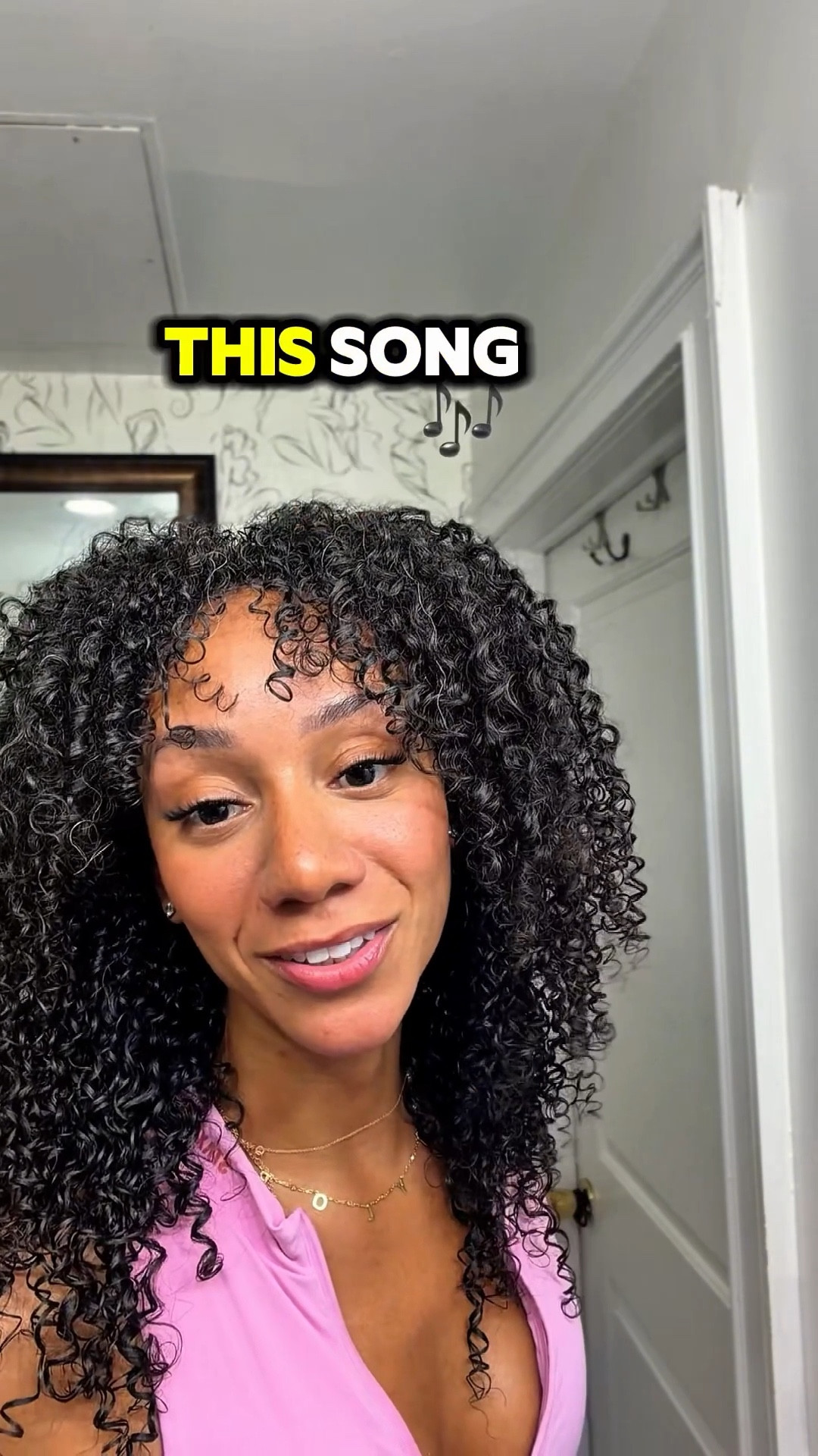 When a. Curly hair routine turns into a festival 