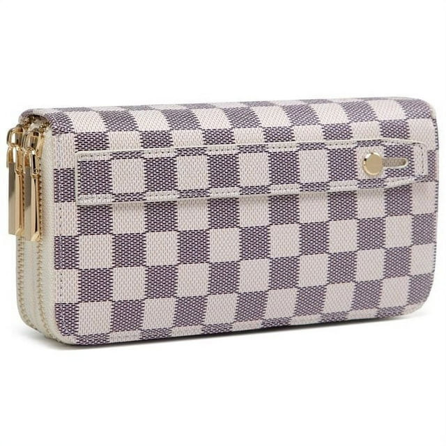 Daisy Rose Dual Zipper Hand Strap Zip Around Wallet and Phone Clutch for Women - RFID Blocking Le... | Walmart (US)