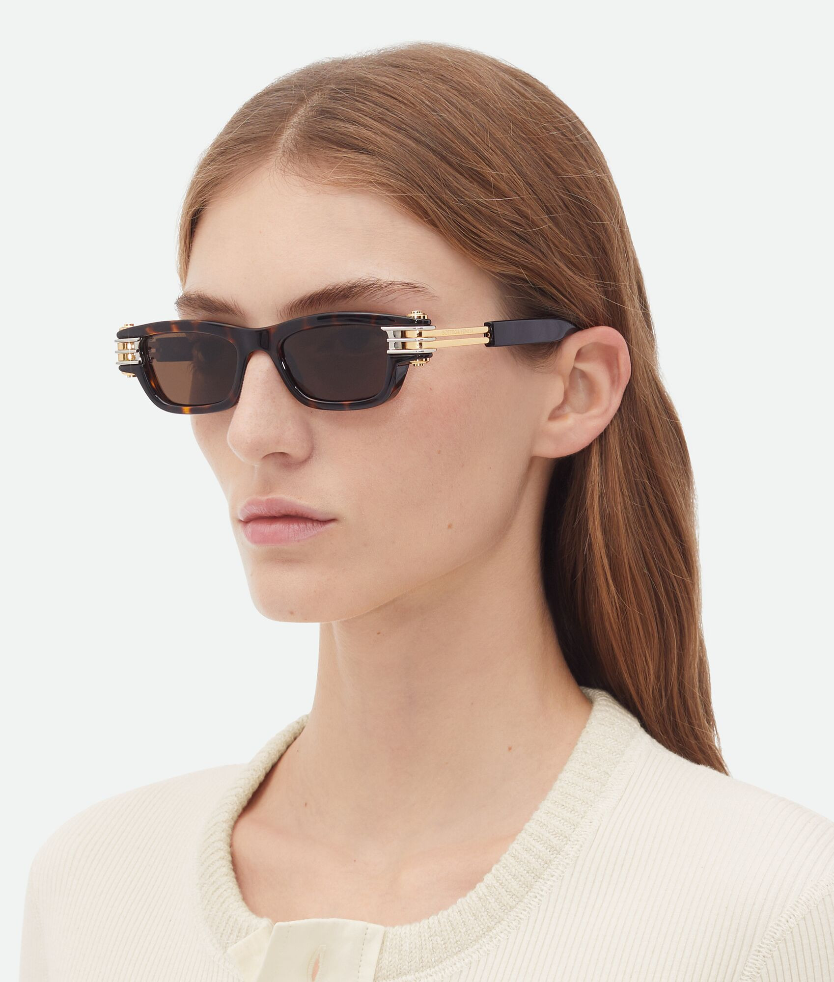 Bolt Squared Sunglasses | Bottega Veneta