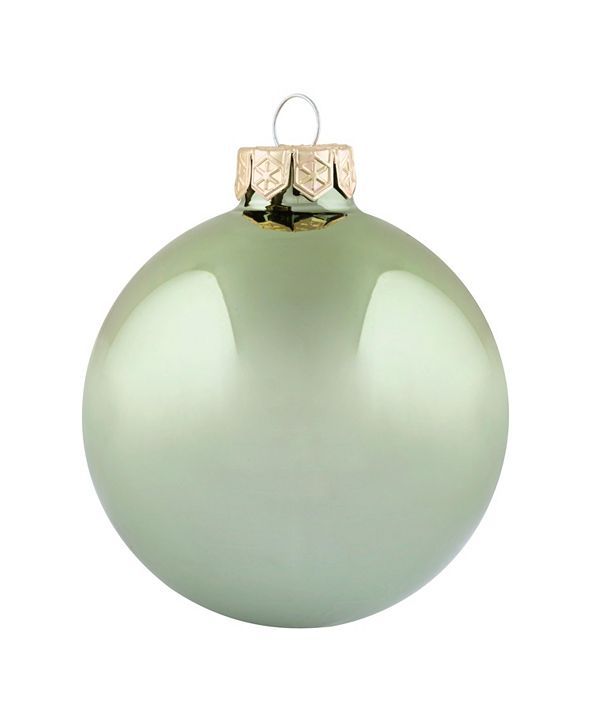 3.25" Glass Christmas Ornaments - Box of 8 | Macys (US)